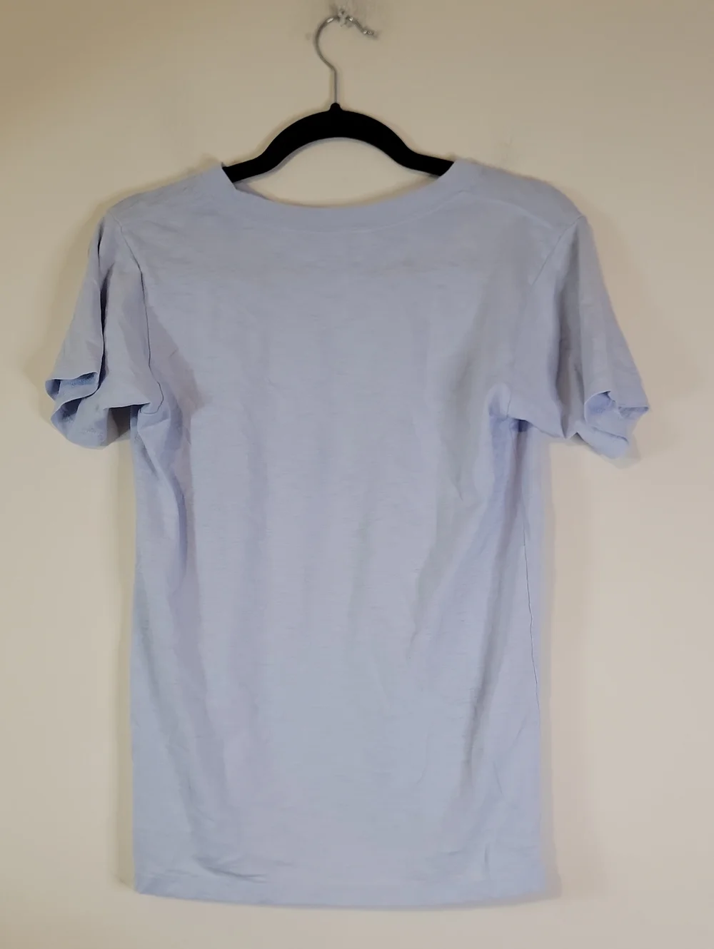 J. Crew Light Blue Tee with Olive Logo